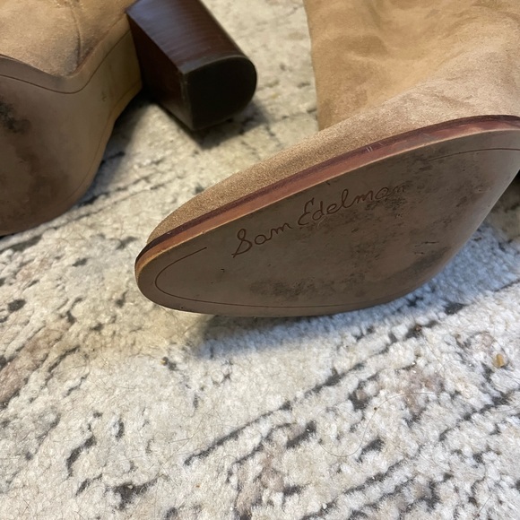 Sam Edelman Brown Suede Booties - Picture 3 of 3